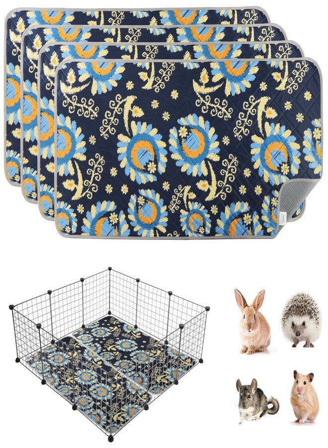 Tanice Guinea Pig Cage Liner, 2 Pack Guinea Pig Mats, Reusable Rabbit Cage Liner, Washable Guinea Pig Pee Pads for Small Animals 48" X 24" - Image 1